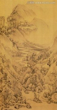 董其昌 仿宋山水画