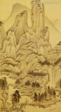 董其昌 仿宋山水画