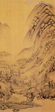 董其昌 仿宋山水画