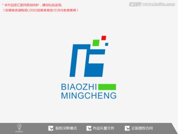 F字母 科技标志logo