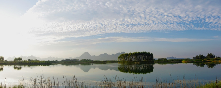 宁静的湖