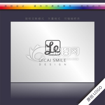 LE字母組合 logo 設計