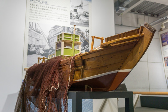 渔船模型 日本昭和时代渔船