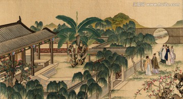 賈政游大觀園景一