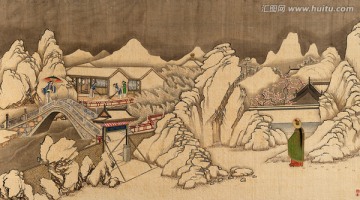 琉璃世界白雪紅梅