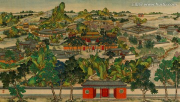 紅樓夢(mèng) 石頭記大觀園全景