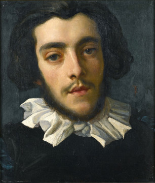 欧洲古典人物油画 男子肖像