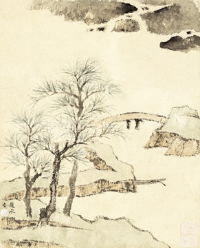 山水畫 畫廊高清品質(zhì)