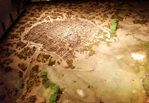 古代城区模型