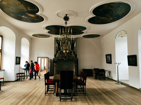 丹麦城堡室内装饰