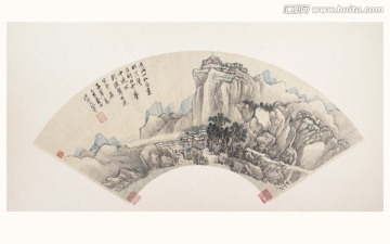 中国历代绘画 扇面画
