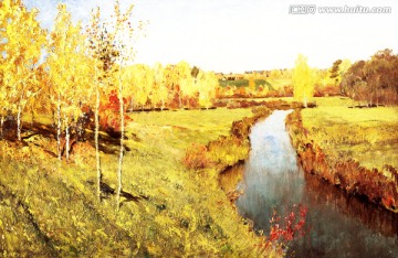 列維坦  秋天的風(fēng)景