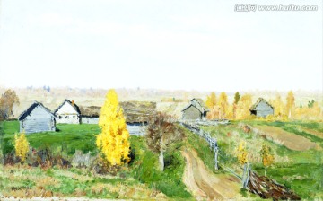 列維坦  鄉(xiāng)村風(fēng)景