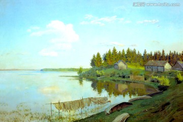 列维坦 伏尔加河