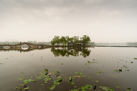 城中湖泊