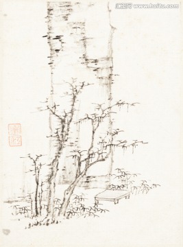意境寫意山水國畫 畫廊高清品質(zhì)