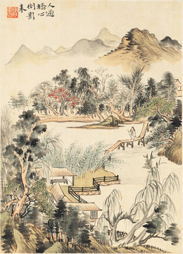 意境國畫 畫廊高清品質(zhì)