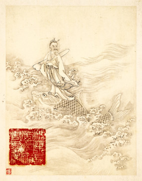 古典人物國(guó)畫(huà) 畫(huà)廊高清品質(zhì)
