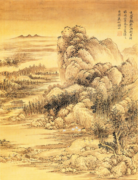 山水古画 画廊高清品质