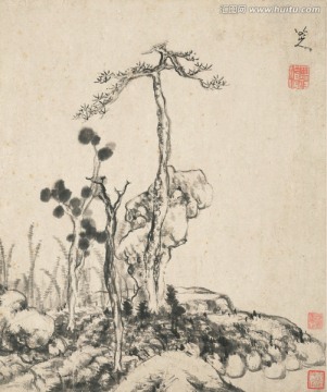 水墨山水國(guó)畫