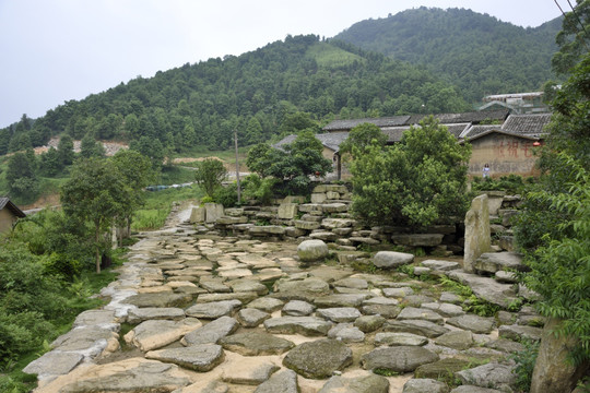 鼓鸣寨 上林 广西 村落 夯土