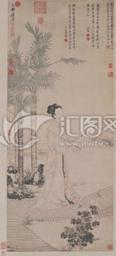 明 唐寅 仕女