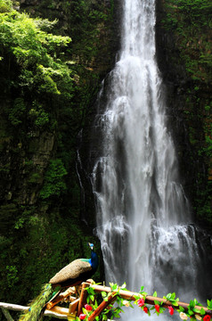 井冈山龙潭景区 瀑布