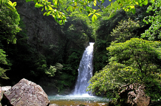 井冈山 龙潭 瀑布