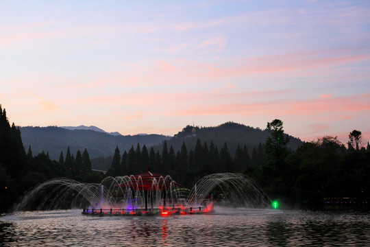 井冈山 挹翠湖景区