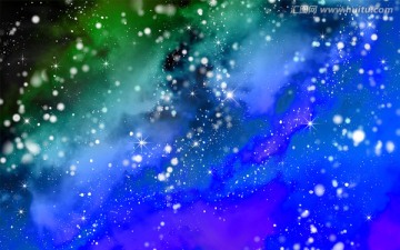藍色星空背景