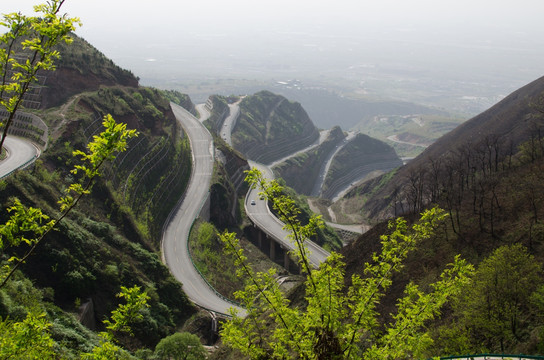 骊山 盘山公路