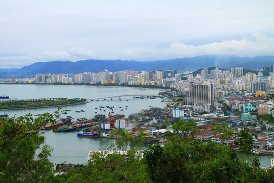 三亚湾海湾建筑群