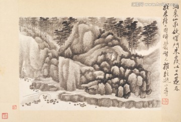 水墨中國畫 畫廊品質(zhì)