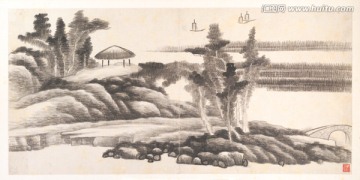 潑墨山水風(fēng)景國(guó)畫 高清品質(zhì)