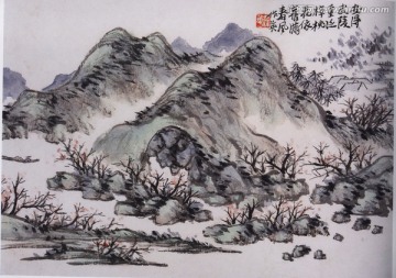 水墨意境国画 画廊品质