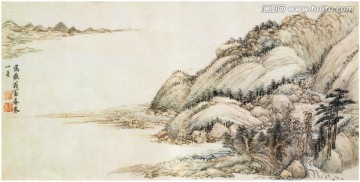 古代山水畫 畫廊品質(zhì)