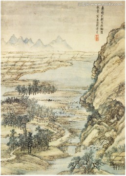 國畫山水 畫廊品質(zhì)