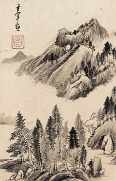 董其昌山水画