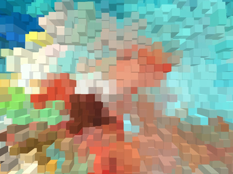 客廳3D立體背景墻