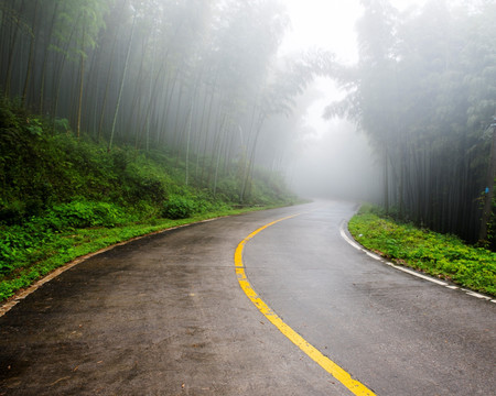 林区公路 安福武功山