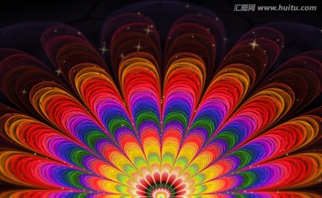 孔雀開屏