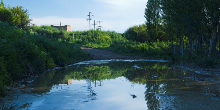 雨后乡村