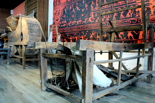 古代纺车