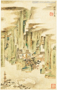 水墨山水意境國(guó)畫(huà) 畫(huà)廊品質(zhì)