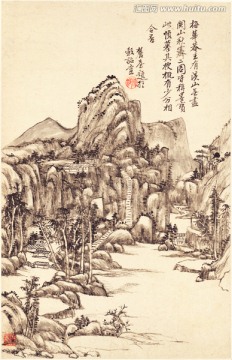 水墨風(fēng)景國(guó)畫