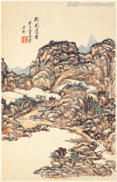 水墨风景国画