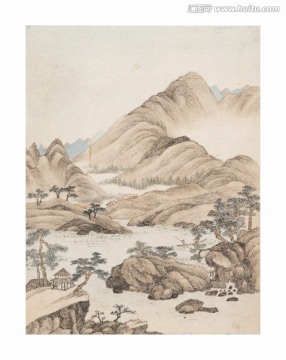 高清山水中國畫