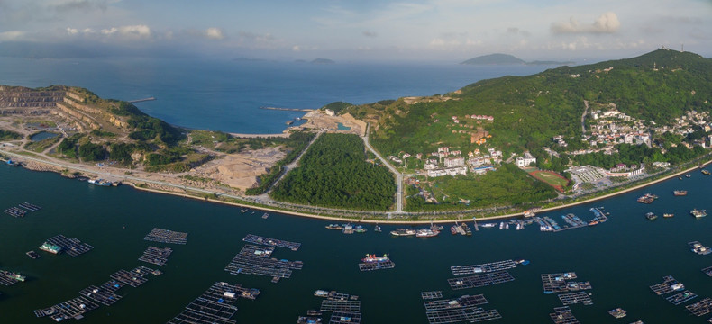 珠海 桂山 海岛 蓝天 白云