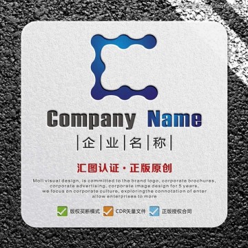 C字母科技行業(yè)LOGO