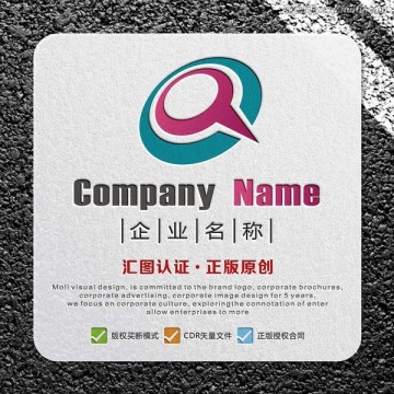 Q字母创意LOGO设计